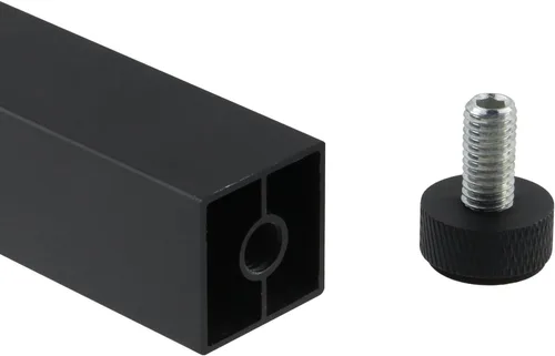 Vista 7 de Geesatis Patas de mesa ajustables resistentes de 10 pulgadas, 4 patas Negro