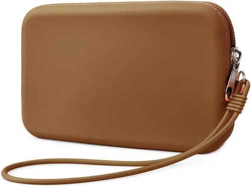 Vista 17 de Bolsa de maquillaje grande de silicona, bolsa de aseo de viaje para mujer, bolsa de maquillaje grande, organizador portátil para cosméticos, bolsa