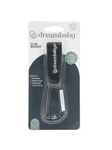 Vista 5 de Dreambaby Clip Buddy - Mosquetón de gancho para cochecito - Soporte para bolsa - Negro - Modelo L271