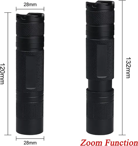 Vista 7 de Linterna iluminadora LED IR Zoomable 940nm linterna infrarroja noche