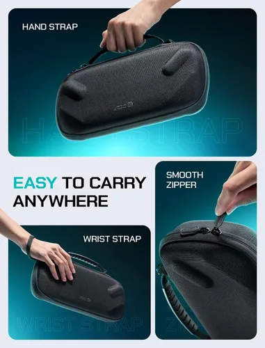 Vista 6 de JSAUX Funda de transporte para ROG Xbox Ally / ROG Xbox Ally X (2025), carcasa protectora compacta de carcasa rígida, accesorios de almacenamiento