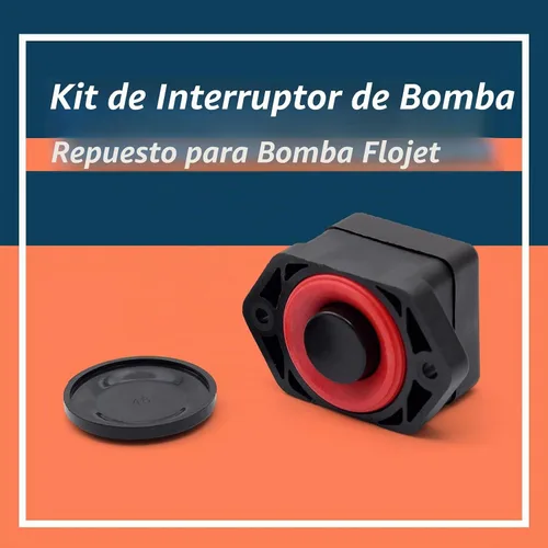 Vista 2 de Kit de interruptor de bomba mejorado de repuesto para Flojet Triplex piezas de repuesto 2091050, equipado con interruptor de 50 psi y cables de cable