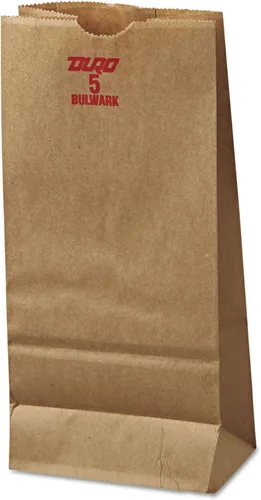 Vista 2 de General Gx5500#5 - Comestibles de papel, 50 libras de kraft, extra resistente, 5 1/4 x 3 7/16 x 10 15/16, 500 bolsas