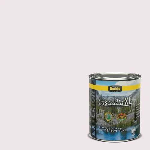 Vista 161 de Rodda Paint CASCADIA XL Pintura e imprimación de satén exterior en uno, cuarto de galón, bikini lavanda