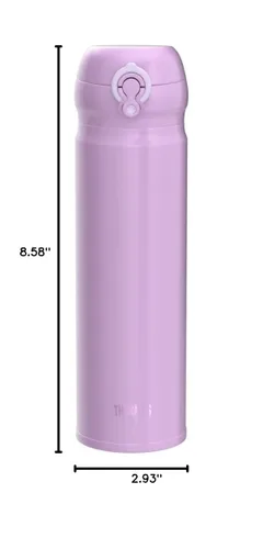 Vista 8 de Thermos JNL-505 LV - Taza portátil aislada al vacío, 16.9 fl oz (16.9 fl oz), lavanda