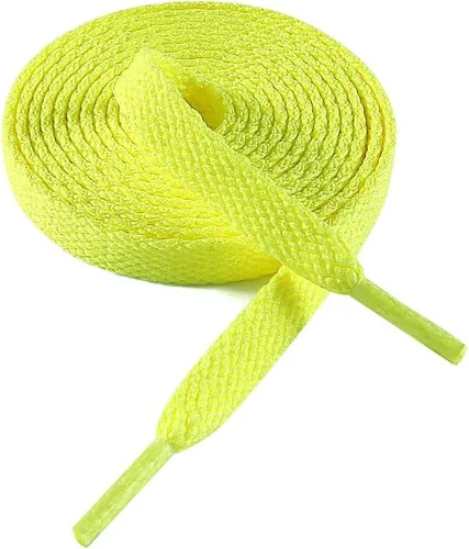 Vista 36 de VSUDO Cordones planos para tenis, cordones para tenis, cordones atléticos 01 Blanco