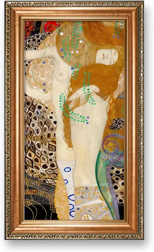 Vista 52 de A&T ARTWORK Avenue to Schloss Kammer por Gustav Klimt. Las reproducciones de arte clásico del mundo, impresiones en lienzo giclée para decoración