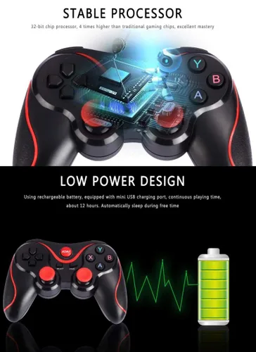Vista 6 de Megadream Android Gamepad Controller, Wireless Key Mapping Gamepad Joystick Perfect for Call of Duty & PUBG Mobile & More, Compatible for Samsung