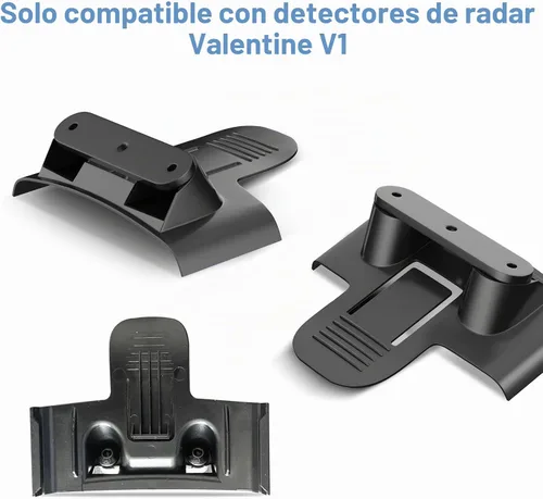 Vista 3 de SDSACZMU Soporte para detector de radar, detector de radar de coche, soporte de varilla de espejo retrovisor, compatible con Valentine V1 Gen1