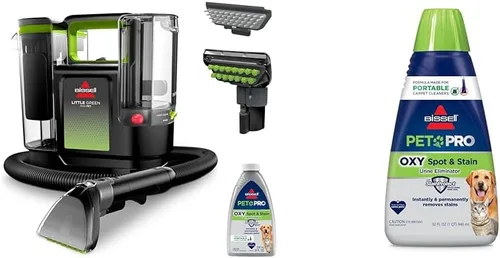 Vista 14 de BISSELL® Little Green® Max Pet Limpiador Profundo Portátil para Alfombras y Tapicería, Detallador para Carro/Auto, con Herramienta Autolimpiante