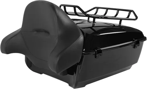 Vista 14 de XFMT Maletero de Motocicleta 34,8 cm de Negro Mate para Harley Touring Road King Street Glide Road Glide Electra Glide Ultra Classic '14-Posterior