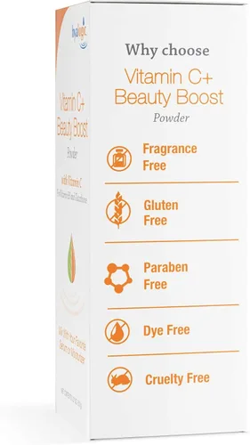 Vista 4 de Hyalogic Polvo de belleza con vitamina C + - Polvo de refuerzo de belleza para cara, mezcla con crema hidratante o suero, hidratación de la piel