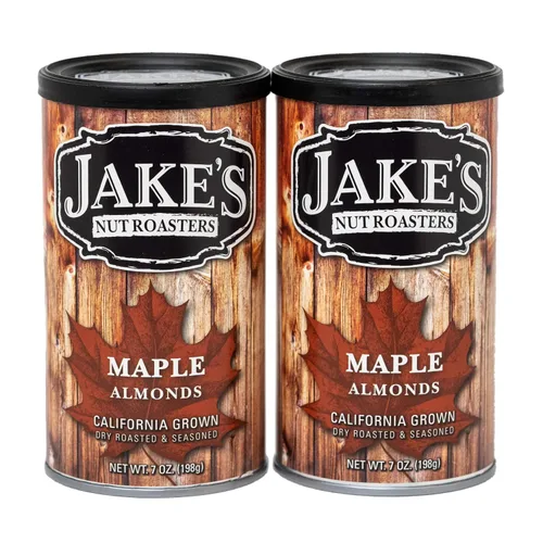 Vista 9 de Jake's Nut Roasters - Almendras para barbacoa (paquete de 2) almendras sazonadas tostadas secas enteras - Bocadillo alto en proteínas con sabor a