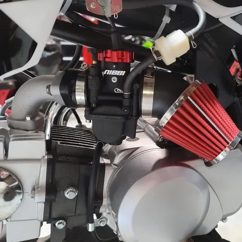 Vista 7 de NIBBI Carburador PE24mm 140cc-150cc de Repuesto de Alto Rendimiento con Jets de Carburador, Compatible con 140cc-150cc YAMAHA Honda Apollo SSR TTR
