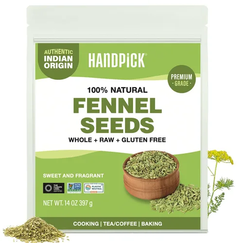 Vista 41 de HANDPICK Ajwain Seeds - Semillas enteras de Carom (14 onzas), veganas, sin gluten, sin OMG, obispos de carom crudas, origen indio, empaquetadas