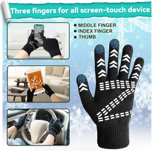 Vista 5 de Wireless Bluetooth Beanie Hat Set wWinter Cap, Unique Tech Birthday for Men Women Teenager Boy Gamer Worker