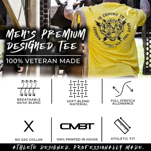 Vista 4 de Combat Iron Camiseta gráfica para hombre Camiseta deportiva de manga corta con diseño de donas gruesas