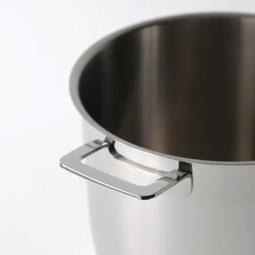Vista 4 de A Di Alessi,AJM100/24 "POTS & PANS", olla de acero inoxidable 18/10 pulido con espejo, 9 cuartos de galón 10 oz