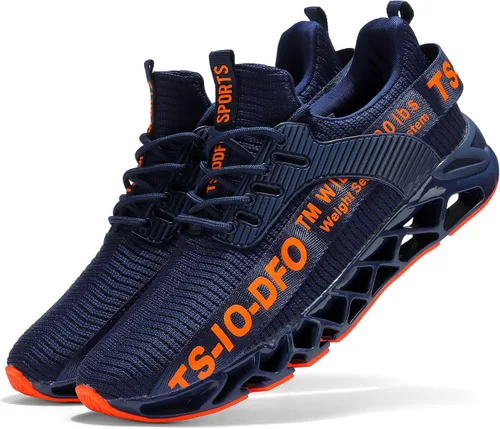 Vista 101 de TSIODFO Zapatillas de moda para correr y caminar para hombre