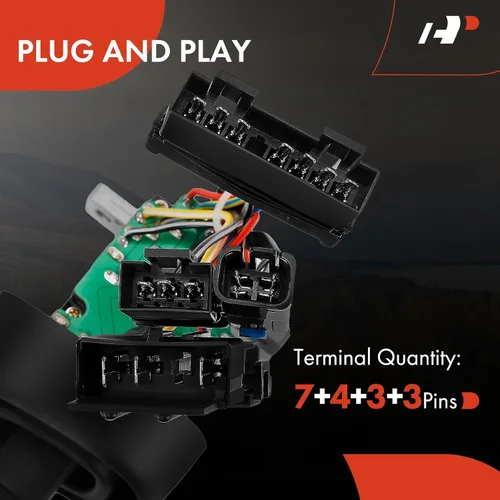 Vista 7 de A-Premium [Generación 2] Interruptor de señal de giro, palanca de interruptor de control de crucero Compatible con Volvo VAH 2011-2015, VHD
