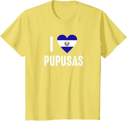 Vista 82 de Camiseta I Love Pupusa from El Salvador