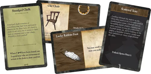 Vista 2 de Greater Than Games Legends of Sleepy Hollow Juego de mesa cooperativo Campaña de narración de terror 1 a 4 jugadores 30+ minutos A