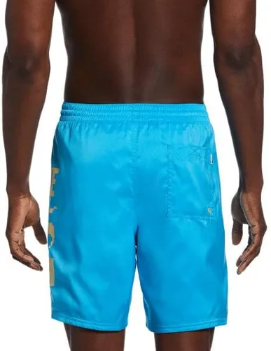Vista 3 de Nike Traje de baño Digi-Swoosh de 7 pulgadas para hombre, Azul (Blue Lightning)