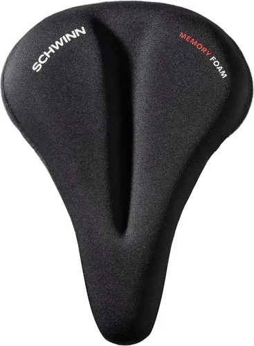 Vista 10 de Schwinn Cruise - Funda de asiento de bicicleta de espuma viscoelástica de doble correa, funda de sillín para mayor comodidad, espuma viscoelástica