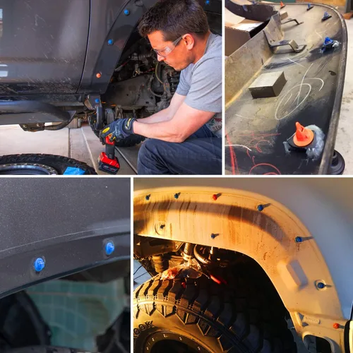 Vista 8 de Nilight 100 piezas de clip de moldeo basculante y clip de moldeo de llanta con sellador para reemplazar Toyota 75495-35010 75397-35010, 2 años