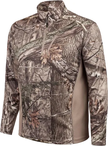 Vista 9 de Huntworth Camisa ligera con cremallera de 1/4 para hombre