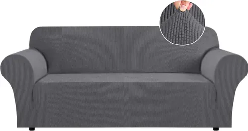 Vista 38 de Funda para futón Flamingo P de gran elasticidad sin brazos - Funda para sofá futón de tamaño completo y queen, de jacquard suave y grueso