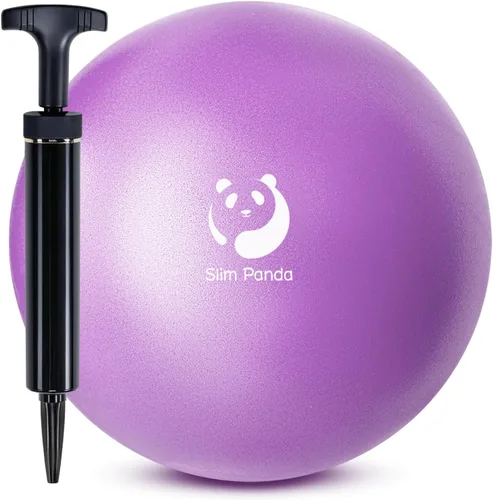 Vista 21 de Slim Panda Pelota de Pilates, Pelota de Ejercicio Pequeña de 9 Pulgadas, Mini Pelota de Yoga Antiestallido para Estabilidad, Entrenamiento, Barre