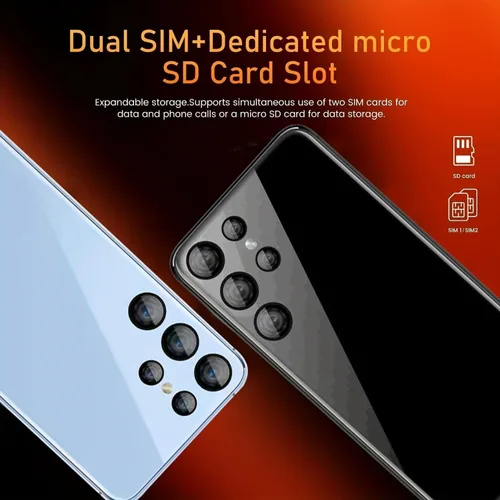 Vista 3 de SmartphoAndroid pantalla de 6.11 pulgadas, E88, teléfono celular desbloqueado, tarjeta SIM dual, 1 GB de RAM 16 GB ROM, solo compatible con la banda