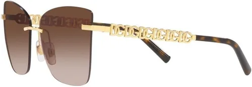 Vista 3 de Dolce & Gabbana Gafas de sol DG 2289 0213 DoradoMarrón Gradient Marrón, Doradomarrón sombreado