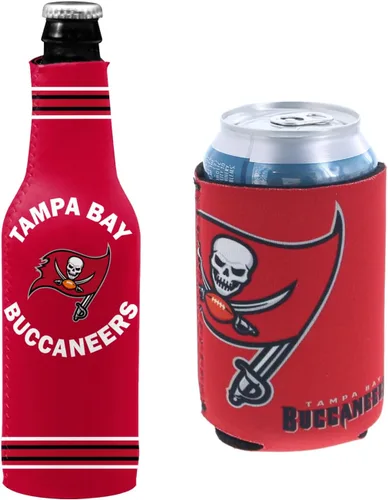 Vista 98 de Soporte aislante para latas y botellas de fútbol americano enfriador de bebidas Huggie (Nueva Orleans (Saints) - Negro) Nueva Orleans (Santos)