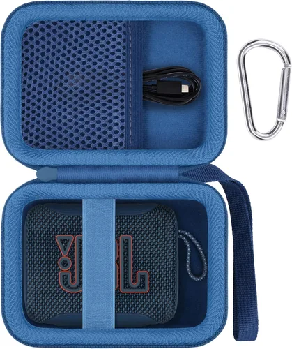Vista 17 de Funda compatible con JBL Go 5/Go 4 Altavoz impermeable ultraportátil (funda morado)