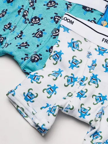 Vista 3 de Fruit of the Loom Boys' Toddler 5 Pack Assorted Print & Solid Boxer Briefs