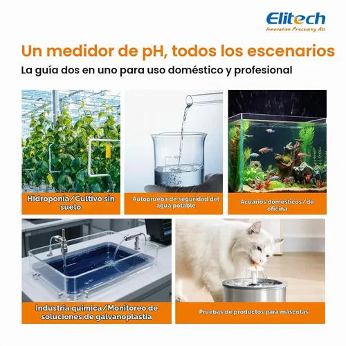 Vista 7 de Elitech PHM-230 - Medidor digital profesional para agua y soluciones
