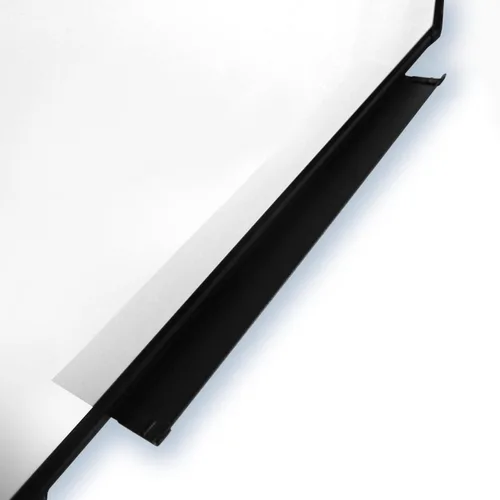 Vista 5 de Flipside Products Caballete ajustable giratorio magnético de borrado en seco de doble cara de 24 x 36 pulgadas, elevable, pizarra blanca