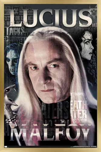 Vista 13 de Trends International The Wizarding World: Harry Potter - Póster de pared de Lucius Malfoy, 34 pulgadas de largo x 22.4 W, versión premium sin marco