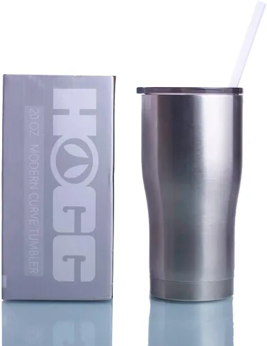 Vista 2 de Hogg Estuche moderno de 20 onzas para vasos curvos (paquete de 25) para bricolaje, personalizable, purpurina, epoxi, vasos a granel