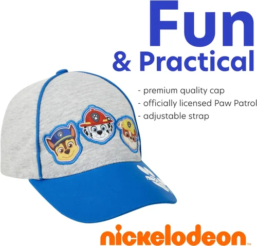 Vista 3 de Nickelodeon Gorra de béisbol de algodón Paw Patrol para niños pequeños (de 2 a 4 años)