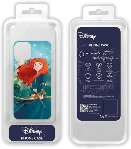 Vista 2 de ERT GROUP Funda de teléfono móvil para iPhone 12 Mini Original y con licencia oficial Disney Patrón Merida 002 adaptado de manera óptima a