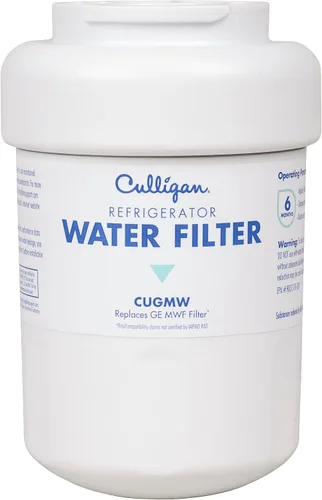Vista 8 de Culligan Filtro de agua para refrigerador CUGMW Reemplazo para filtro de agua GE (MWF) Reemplazar cada 6 meses Paquete de 1