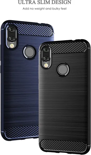 Vista 8 de Asuwish Funda compatible con Xiaomi Redmi Note 7/7Pro y protector de pantalla de vidrio templado, accesorios de celda, TPU de cuerpo completo, funda