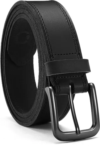 Vista 17 de CHAOREN Cinturones de cuero para hombre - Cinturón de 35mm de cuero genuino para jeans - Regalo para hombre para vestir casual