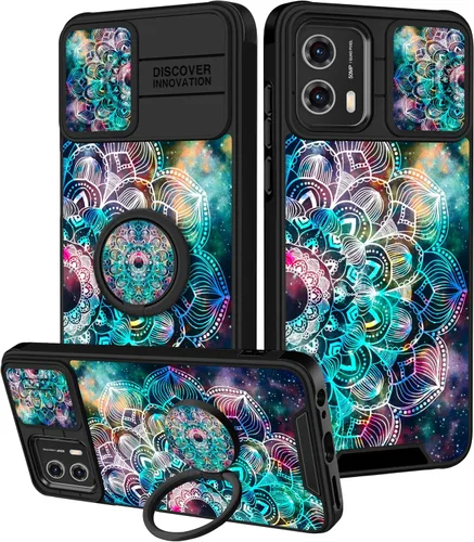 Vista 48 de Funermei Funda para Moto G Stylus 5G 2022, funda para teléfono con diseño de calavera de esqueleto para mujeres y niñas, diseño gótico, Como
