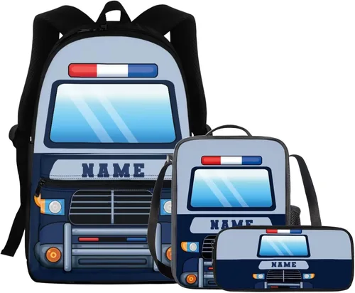 Vista 171 de FOR U DESIGNS Fuego baloncesto impreso niños escuela mochilas viaje mochila libro bolsa