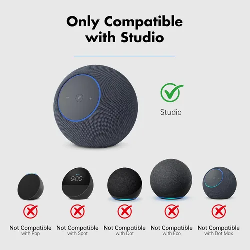 Vista 4 de XLTTYWL® Soporte de pared de aluminio con soporte de cable para Studio 2025