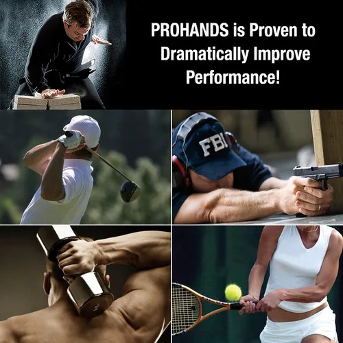 Vista 6 de Prohands PRO Ejercicio de Mano, Ejercitador de Dedos (Fortalecedor de Agarre de Mano), con Resorte, Sistema de Pistón de Dedos, Aislamiento